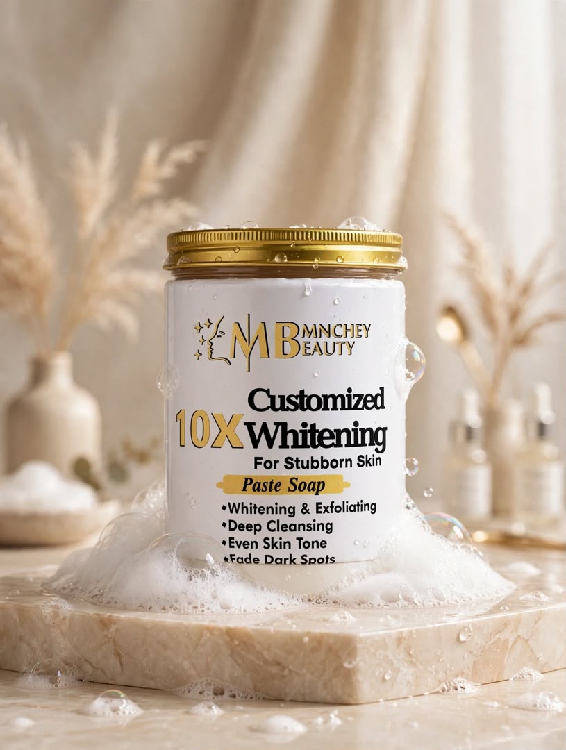 10X CUSTOMISED WHITENING PASTE SOAP 1 LITER JAR